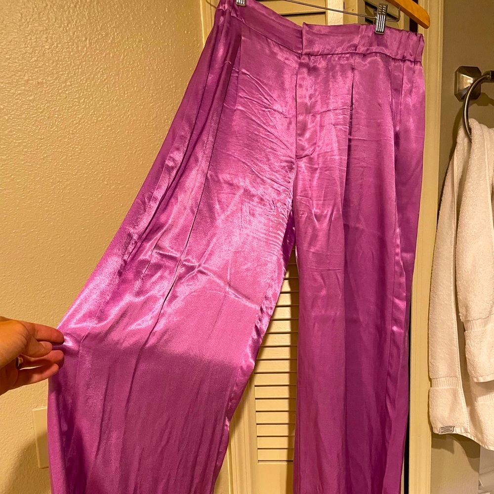 Free People Satin Pants